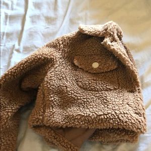 Fluffy Cropped Jacket